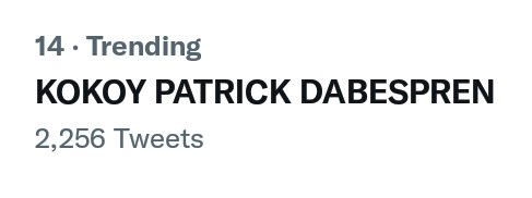 jeloacce's tweet photo. tough fourteen na tayo! ipasok na yan sa tough ten! 

KOKOY PATRICK DABESPREN https://t.co/KSuENqKfNo