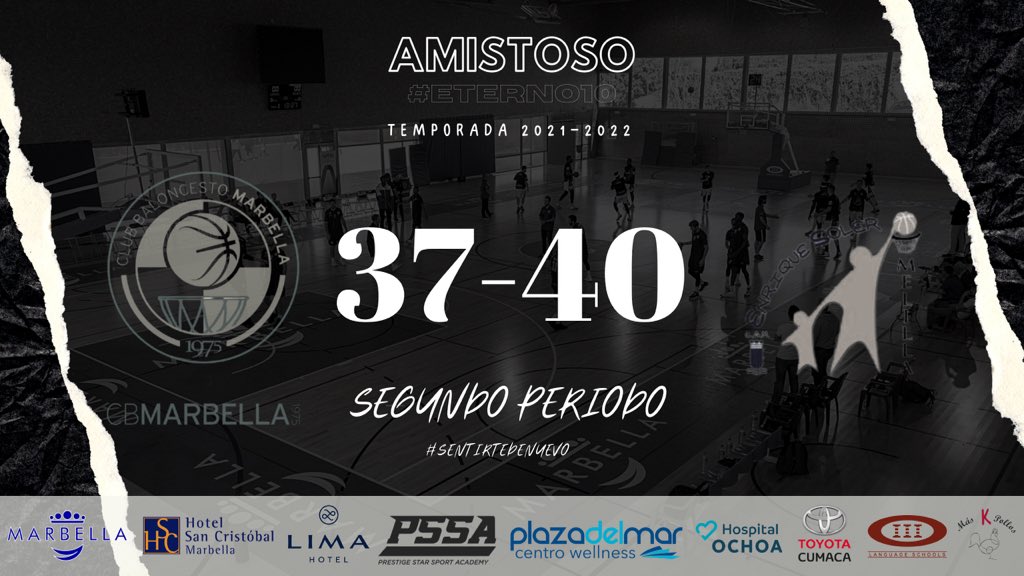 CBMarbella1's tweet photo. 🔊 #Directo 🔥 I
🔖 Final 2Q 🔚 #Amistoso
➡️ @CBMarbella1 3️⃣7️⃣ 🔵
➡️ @CAMESoler 4️⃣0️⃣ 🟠
🎙 Descanso en el Cabezas. Máximo anotador hasta el momento, @n_bogdan8.
✨ #Eterno10
🔵⚪️ #CBMCAM #CBMLive https://t.co/HdPwIf0j0l