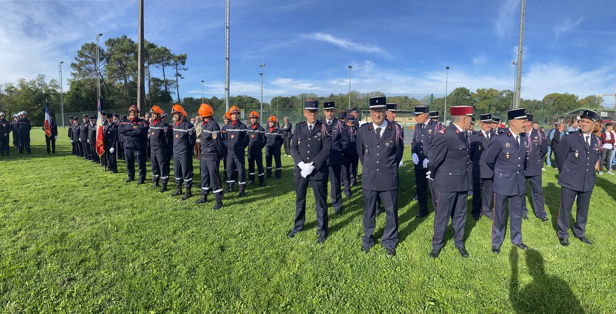SDIS40's tweet photo. //SDIS40// JNSP

Le SDIS des Landes célèbre aujourd’hui à CASTETS la Journée Nationale des 
Sapeurs-Pompiers en présence des autorités, récipiendaires, collègues et amis. 
#sdis40 #sapeurspompiers #pompiers #sapeurpompiervolontaire #sapeurpompierprofessionnel #jnsp #recompense https://t.co/7KUJY1WNCz