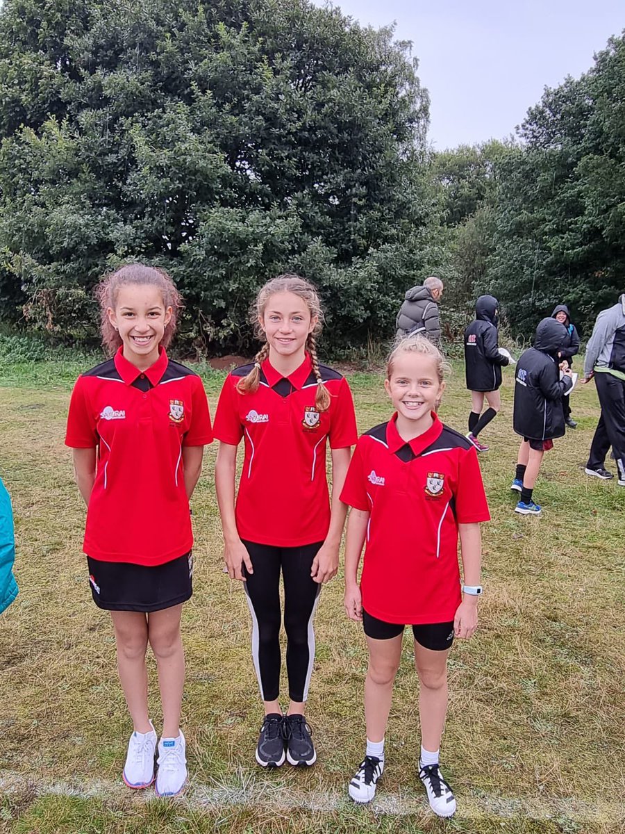 Sport_NHS's tweet photo. Year 7 girls all smiles at the county x-country league this morning! https://t.co/BEmk7ujkov
