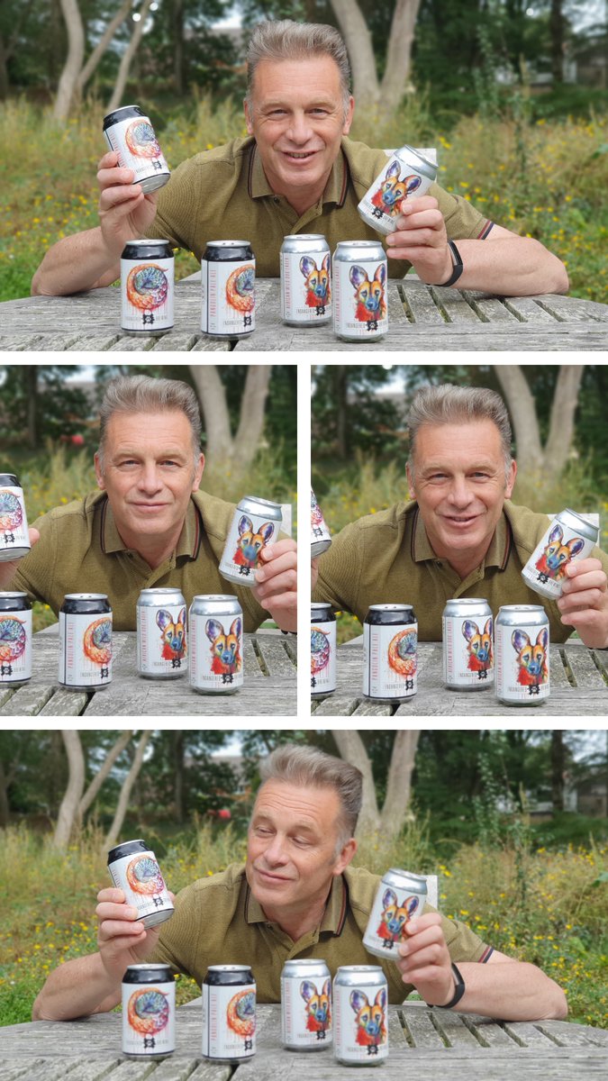 I love this! The beer cans are beautifully adorned with an African wild dog and the Pangolin - the Co's mission is to remove the pictures when the animals are no longer a vulnerable species - every beer you buy helps the conservation effort - brilliant . 
endangeredbrewing.com