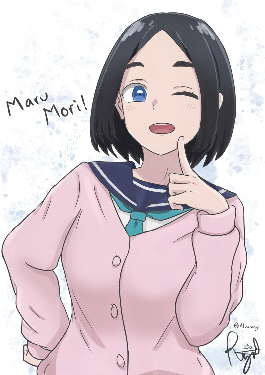 Rajisketch's tweet photo. 森まる先輩!!!
かわいい
#BluePeriod #BluePeriodFanart #MoriMaru #森まる先輩 #森まる https://t.co/IEVMG3C3JB