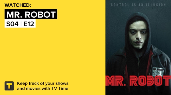 _d4rl3n3's tweet photo. Ho appena guardato l'episodio S04 | E12 di Mr. Robot! #mrrobot  https://t.co/UYQBqvmwDa #tvtime https://t.co/ojfmXX55Gx