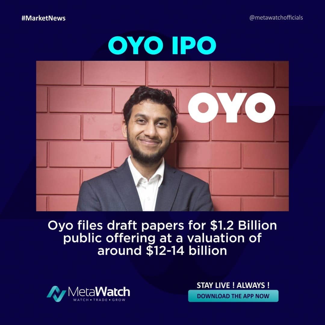 WatchMeta's tweet photo. Will you apply for this IPO?
.
#oyo #ipo #oyoipo #ipos #sharemarket  #financialliteracy #startups #thinkbig #motivationalquotes #daytrading #swingtrading #swingtrader #stockmarketing #financialfreedom #businesswomen #technicalanalysis #stockmarketmemes
#niftyfifty https://t.co/YP7aEnQwa1
