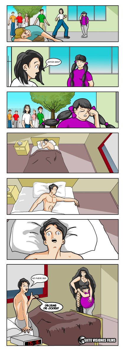 expulsadoscomic's tweet photo. https://t.co/0ZYA7dP1T5

Noche de Insomnio para Ale [ESPAÑOL]

#comicstrip #comics  #funny #comedy #hotwomen #draw #drawings #lwhg #ComicArt #comicartist #hotgirls #spanishlanguage #espanol #castellano #comedia #humor https://t.co/gMDeu9kWyF
