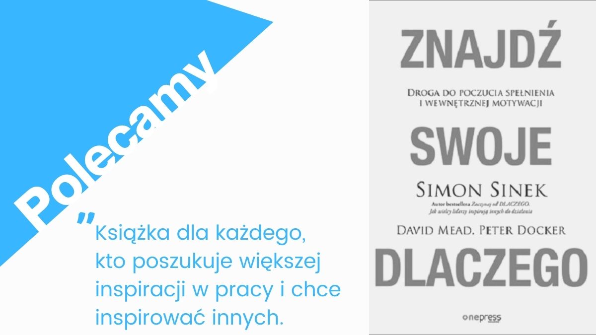 CareerAngels_PL's tweet photo. „Znajdź swoje DLACZEGO. Droga do poczucia spełnienia i wewnętrznej motywacji” S. Sineka, D. Meada i P. Dockera to książka dla każdego, kto poszukuje większej inspiracji w pracy, a ponadto pragnie inspirować otaczających go ludzi. Zachęcamy do lektury!

#amreading #inspiration https://t.co/KoZaBnXErG