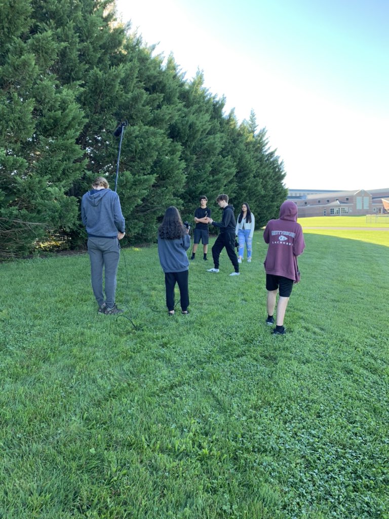 MrsKaseySmith's tweet photo. #FilmandStudio Ss race against their deadline to film their final scenes. Post production starts Monday! #WarriorWay #GAHS https://t.co/3lOAJIXAgL