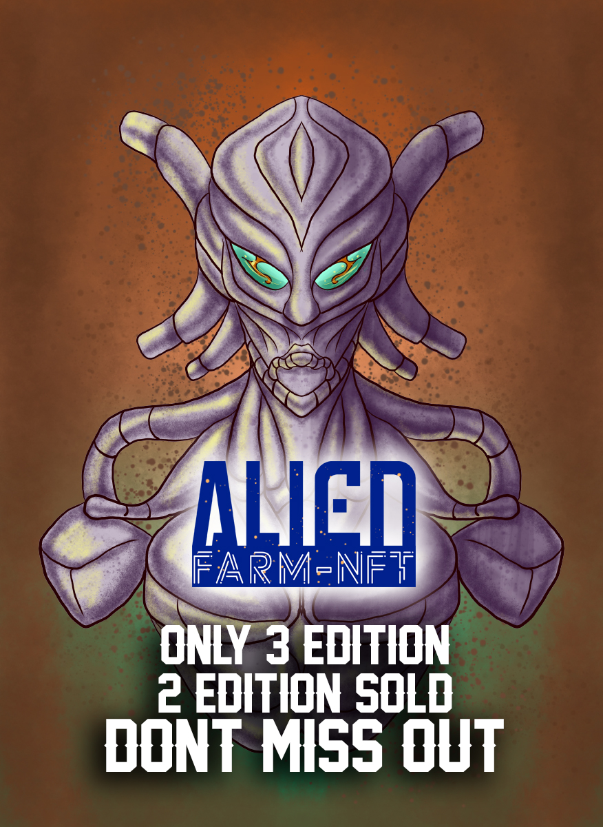 AlienfarmN's tweet photo. Only 1 edition left! Don't miss out...
https://t.co/6rOohg2wwG
#hicetnunc #OBJKT #CleanNFT #tezosart #NFT #cryptoart #NFTCommunity #alien #space #alienfarm #NFTartist #hicetnunc2000 #CleanNFT #NFTdrop #nftcollector #illustration #art #objktbid #tezosart #tezosnft https://t.co/sh2enXnkYr