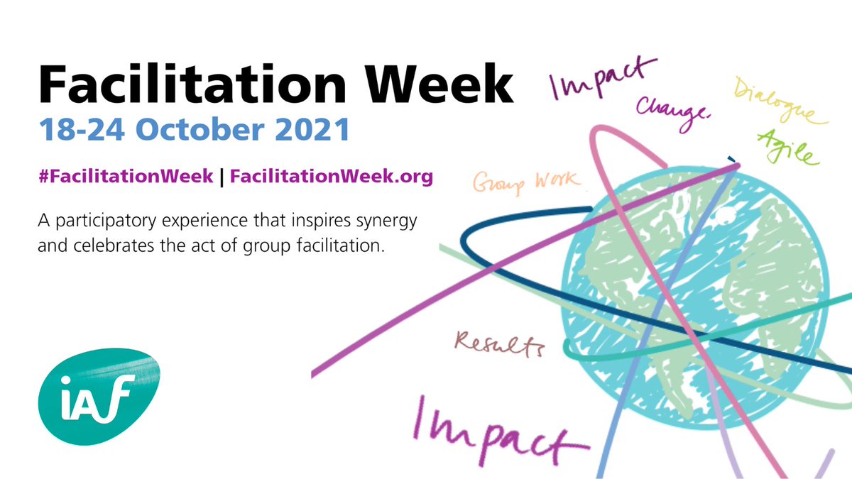 We are happy to announce that Facilitation Week 2021 is almost here. If you are willing to lead or join a session, visit facilitationweek.org today! #FacilitationWeek