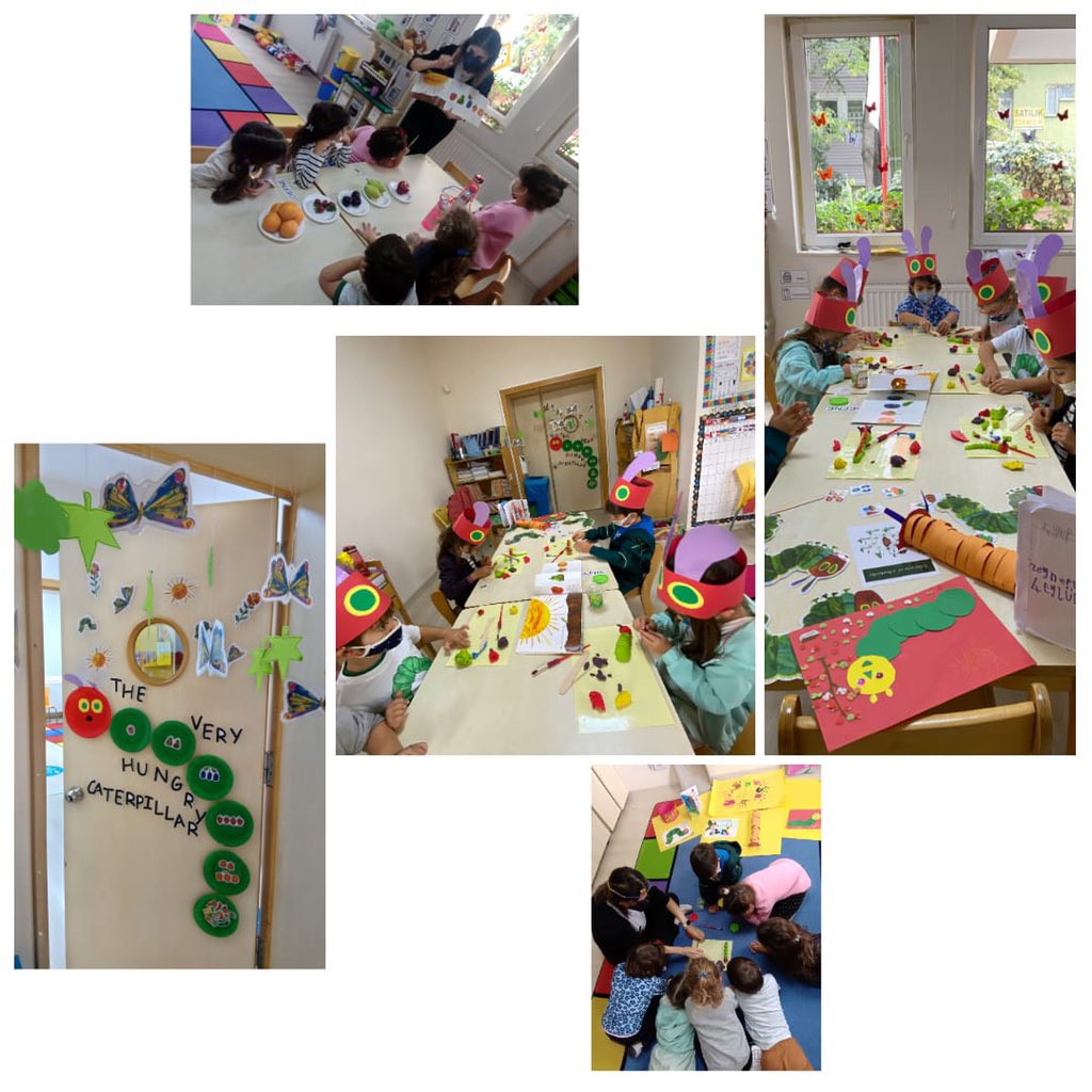 bk_etiler's tweet photo. We accompanied The Hungry Caterpillar on his journey to becoming a butterfly 🐛🦋
#MasterKids #internationalClass https://t.co/joVZiNpfiy