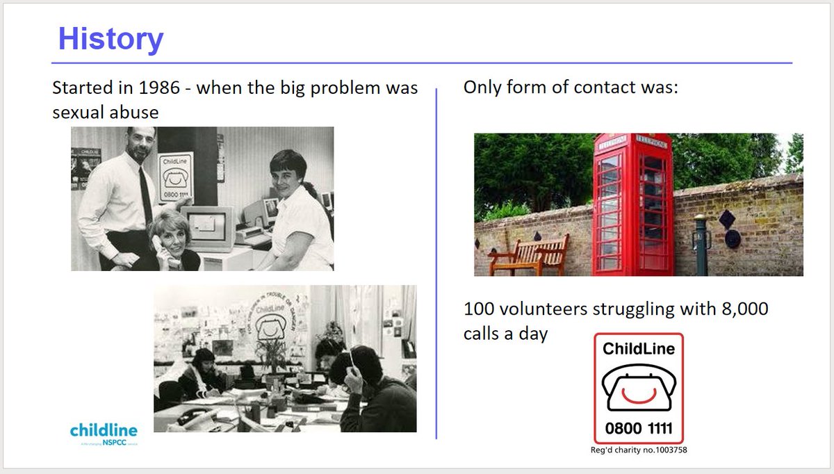 SJA_SGTeam's tweet photo. Safeguarding CPD Eventβ Saturday 2nd October 2021β#safeguardingCPD #safeguarding #mysjaday
Childline History.... @NSPCC #childline https://t.co/e166HWdx3J