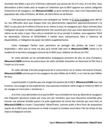 Doro_C_66's tweet photo. Nous communauté des #maxtrotteurs #11500 demandons de pouvoir utiliser notre abonnement #idtgvmax2 /#tgvmax  pleinement. Aucune dispo pour voyager @SNCF @GroupeSNCF @alainkrakovitch @JPFarandou @CFanichet Vs CGV cc @FNAUT_fr @dgccrf on paye de 65 à 80 € par moid pour rien https://t.co/Ib8hsiCCJx