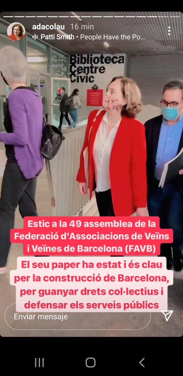 elswatdelbarrio's tweet photo. No va a la Festa Major de #esquerradeleixample por miedo a otra #xiulADA pero que tal que si va a esto... claro la asociación de vecinos afin a ella y sus tonterías... https://t.co/aoDG4v9H9b