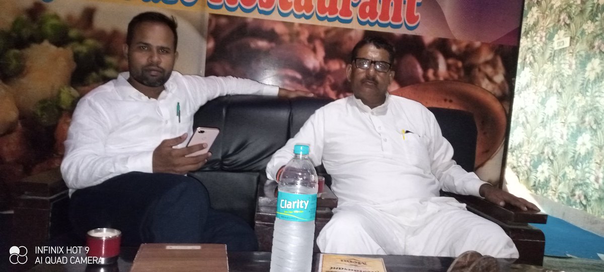 ManishBSP's tweet photo. #royalcafe #up92
After long meeting having coffe with@KishunlalP https://t.co/W3vz9UmjPK