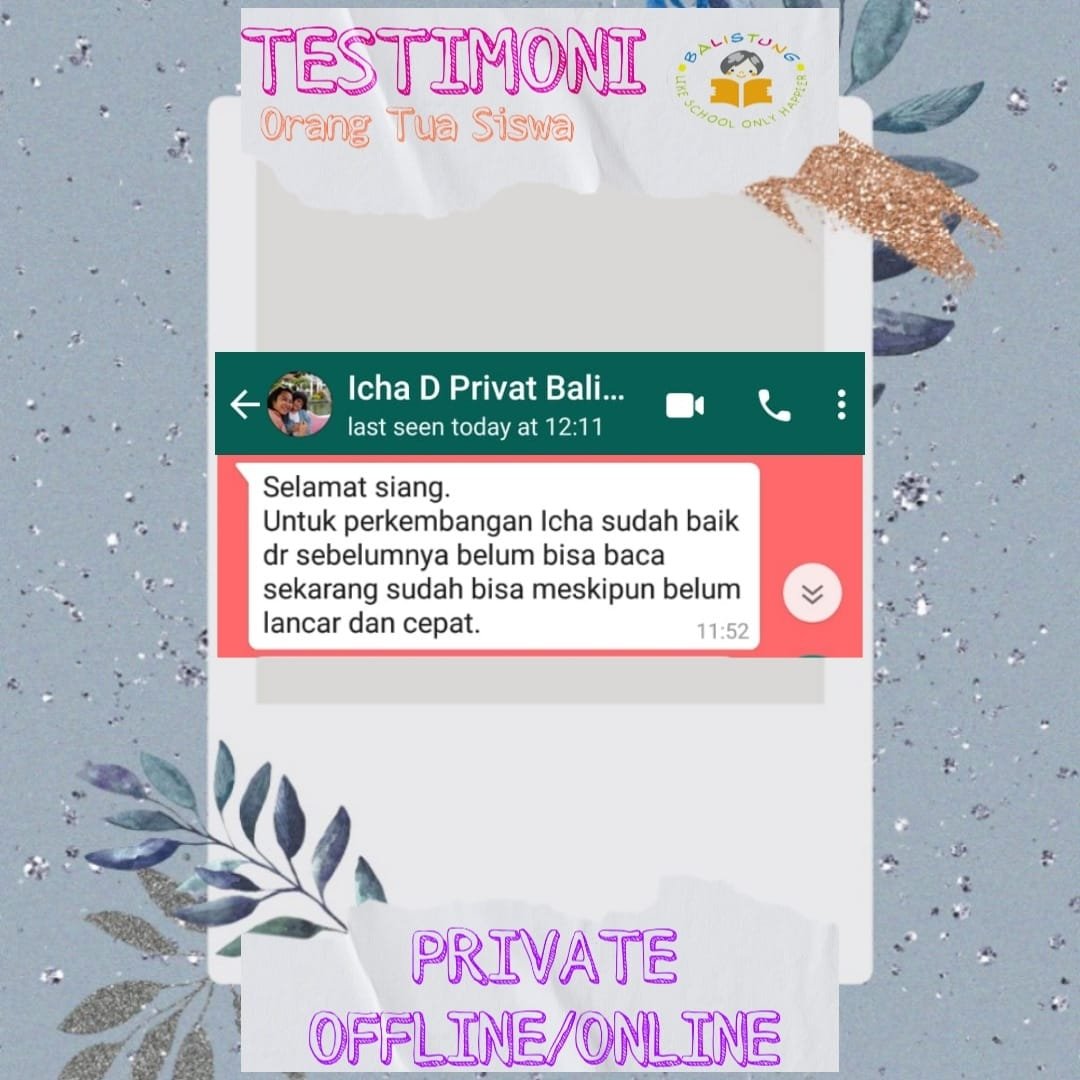balistung's tweet photo. Testimoni dari orangtua siswa privat dan online. 
https://t.co/9KrWh8OZzL https://t.co/OKNN9nskAU