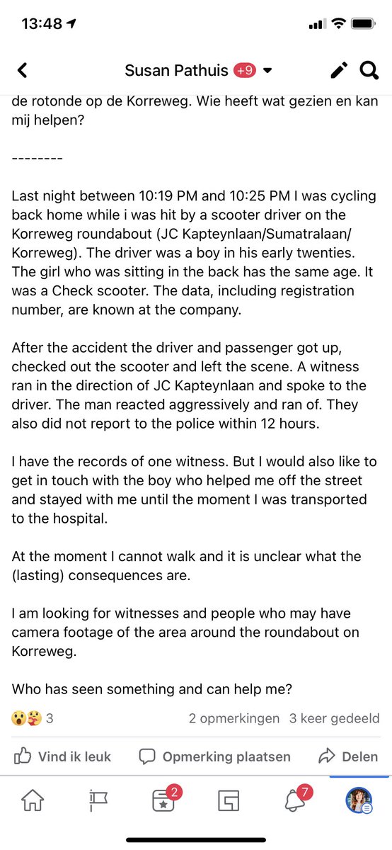 Wie heeft gisteren deze aanrijding op de Korreweg gezien of heeft eventueel camerabeelden van deze rotonde? #aanrijding #groningen #help