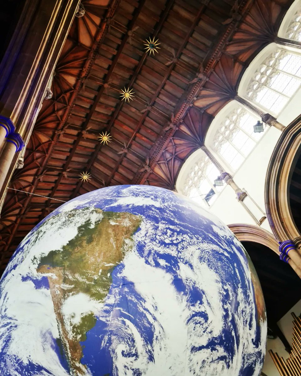 #GaiaAtMancroft 
Well, just look at it 😍 At @StPeterMancroft all of October and it's FREE to go and see!

More info on the October page on the website, more pics on Norwich Mumbler Instagram Stories!
#whatsonforfamilies #norwich @VisitNorwich #norfolk #earthartwork