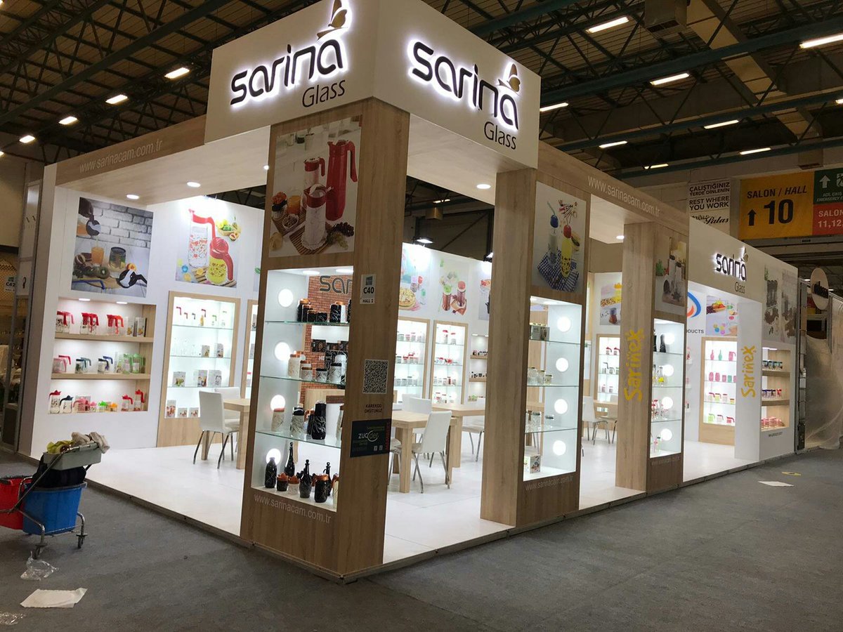Züchex 2021 fuarında standını uyguladığımız #sarinacam #akhan firması bizi tercih ettiģi için teşekkür ederiz...