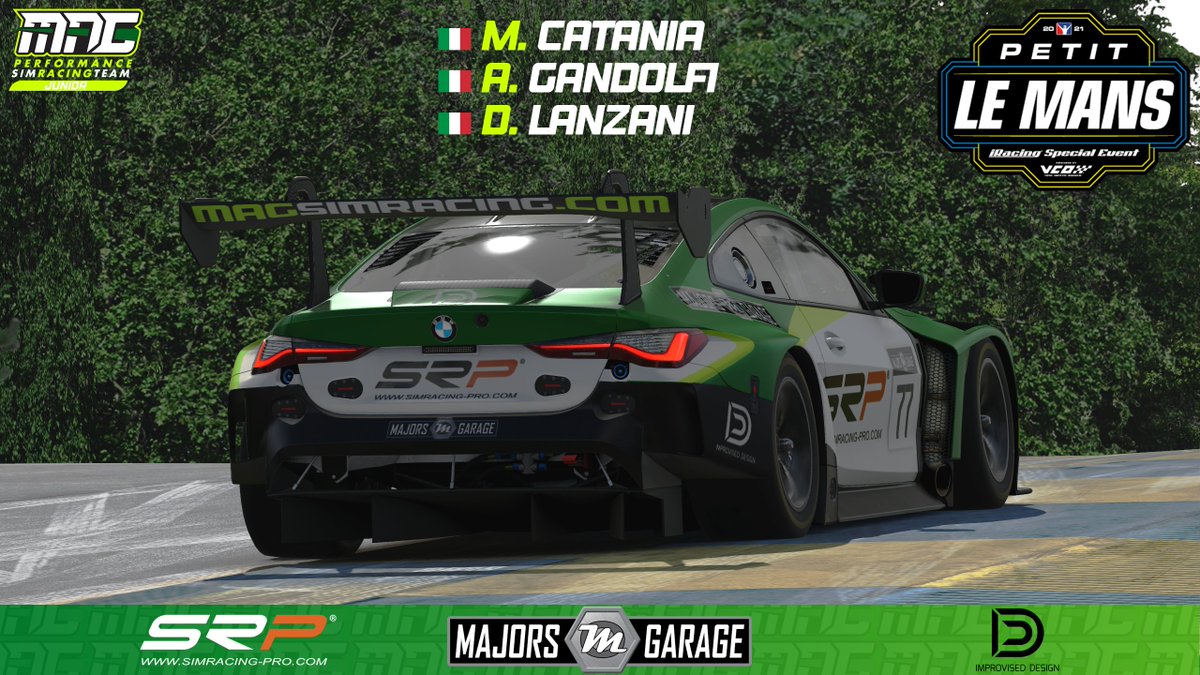 🚦Race Day! 

🟦⬜️🟨

MAG-Performance will field 2 official cars plus one from the Junior Team 💚 

Come on guys push push !!! 🤜💥

#iracing #esports #simracing #gt3