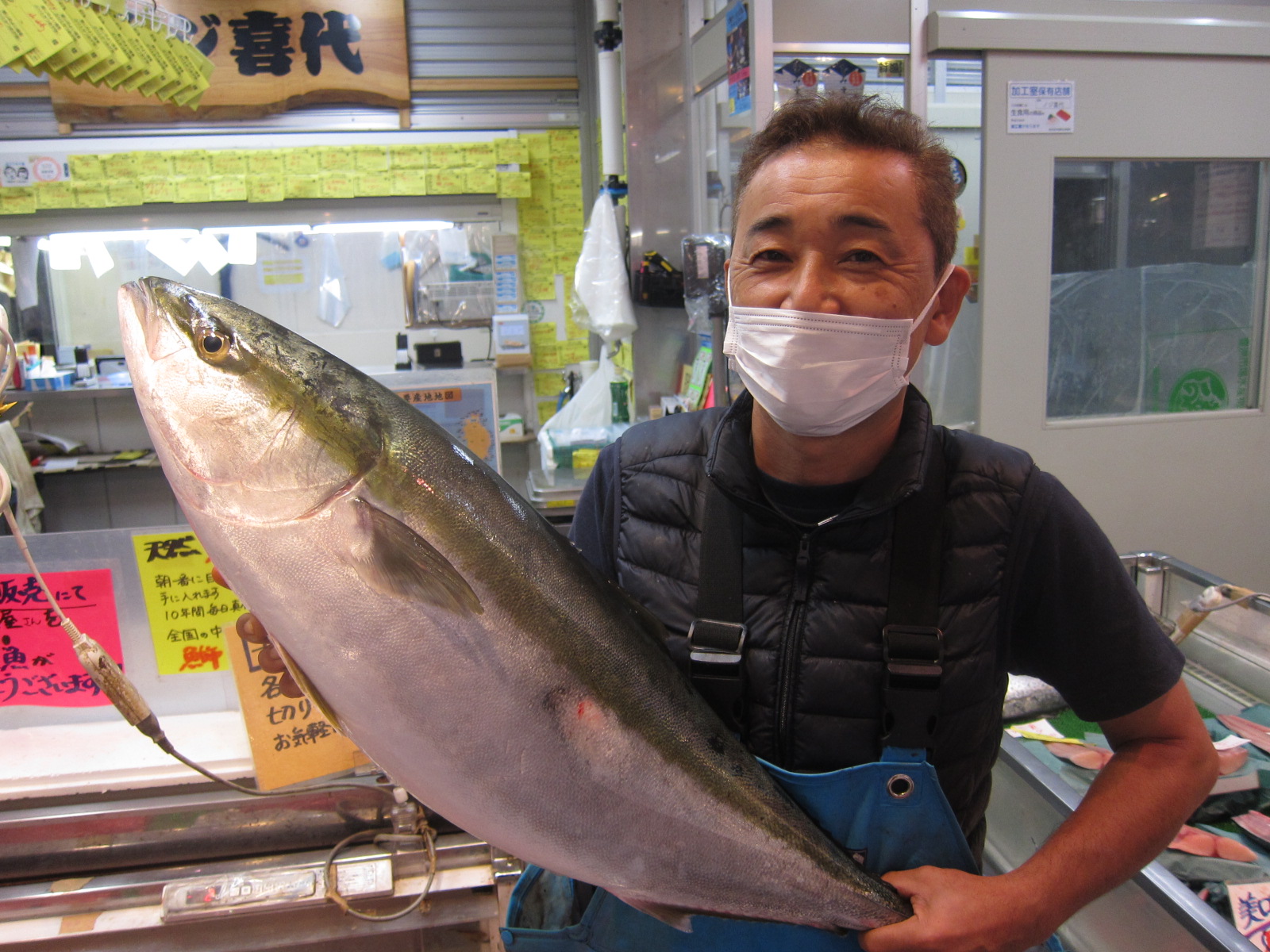 豊洲 秋の主役 は北海道の天然ブリ 不漁のサンマ サケに代わり 函館 ブリたれカツ も人気 Twitter