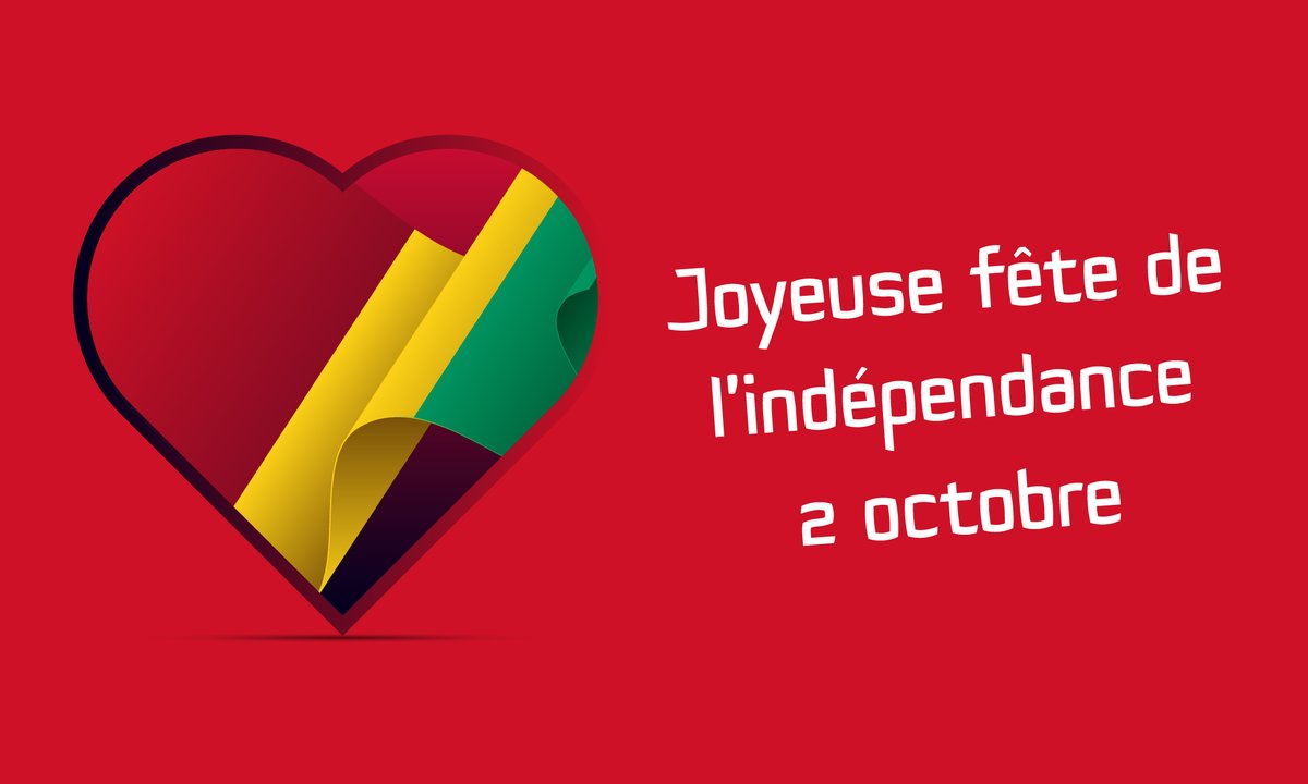 Bonne fête de l'Indépendance de l’an 63 sous l'unité nationale.
#Guinee #independanceday