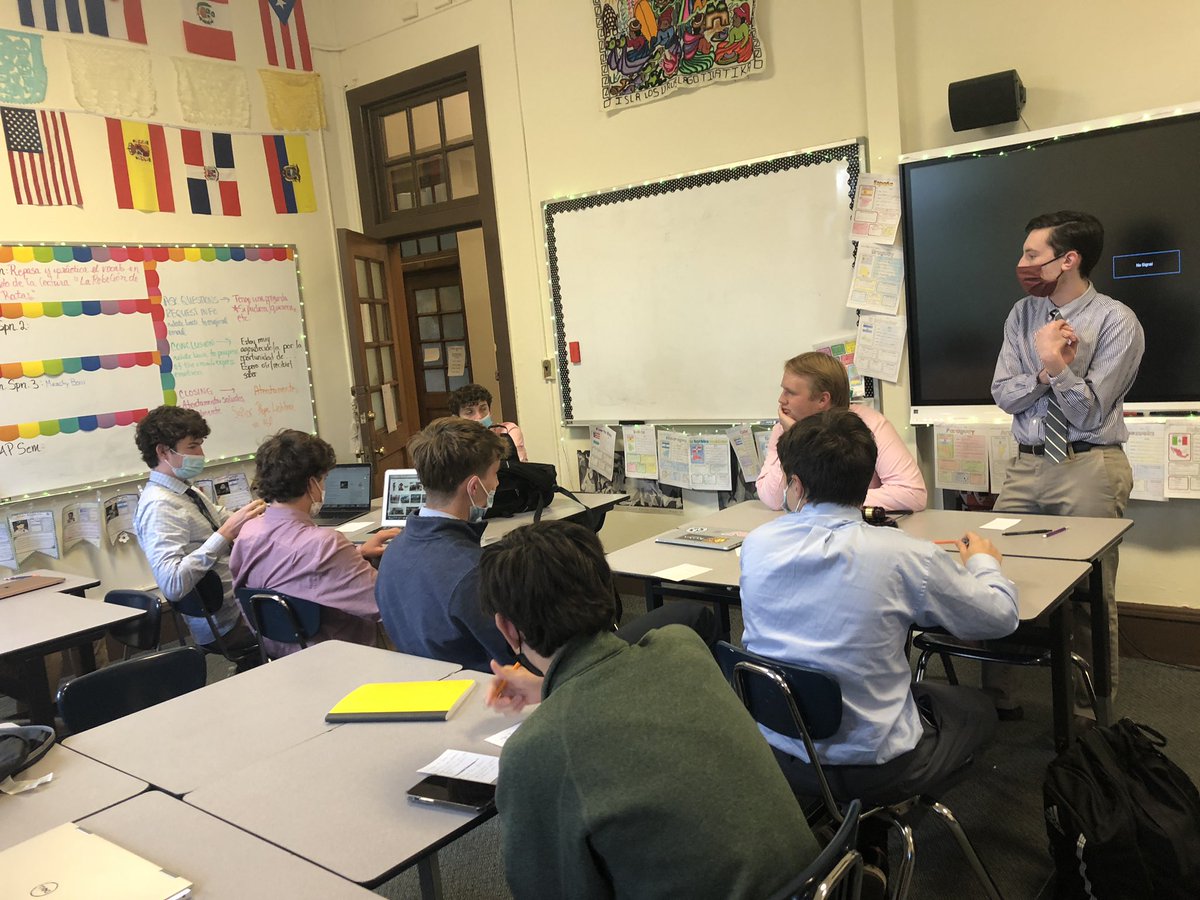 HGPmodelUN's tweet image. Model UN is back in full swing. Leaders Ryan Kimball and Matt McGinn simulated General Assembly with new members, as delegates represented a fast food chain. #HGPMUN #ThinkGhost #modelun