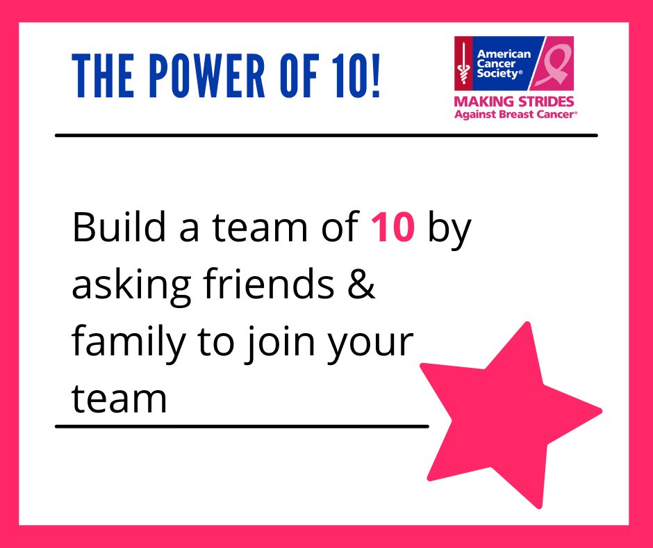 MSABCBrevard's tweet photo. Many friends makes for Fundraising success! It’s always more FUN to do life together – sharing the goal makes reaching it easier.
STEP TWO:  Build a TEAM OF TEN!  Friends, family, co-workers, neighbors, church friends!https://t.co/XwhABl09aS https://t.co/bZPoWU6I3n