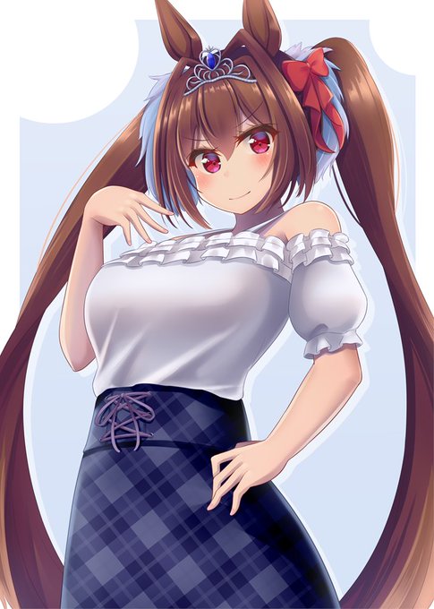 私服ダスカちゃん!
#ウマ娘 