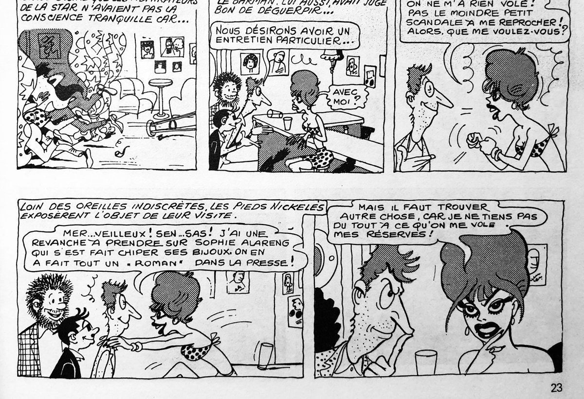 René Pellos &amp; de Montaubert, « Les Pieds nickelés journalistes », 1961 