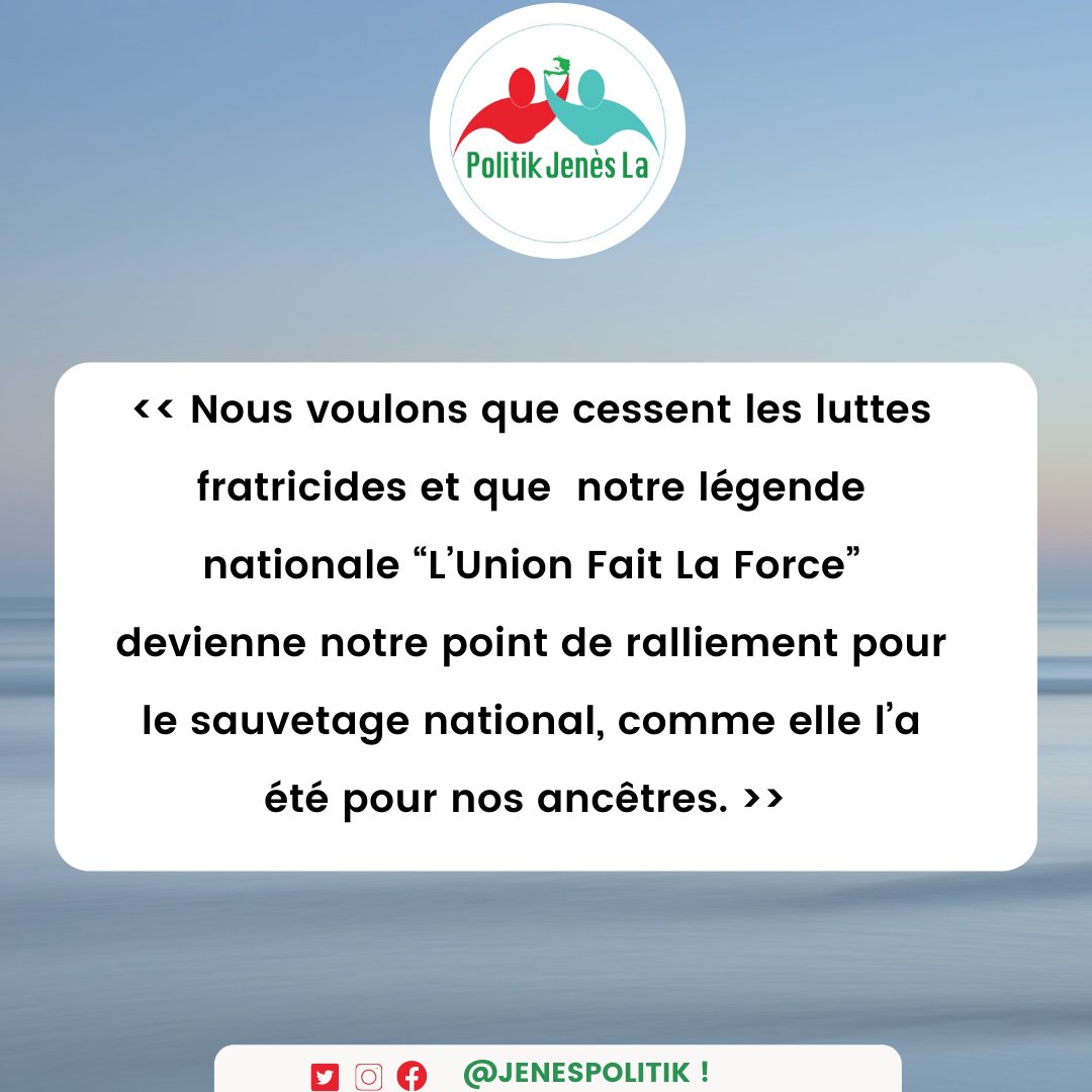 JenesPolitik's tweet photo. Notre Union Fait Notre Force! 🇭🇹 https://t.co/Kciz3iA6Ic