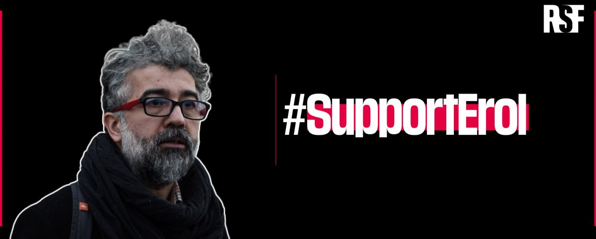 SRoportaj's tweet photo. #SupportErol! @RSF_inter: “Kafkaësk proces tegen @ErolOnderoglu Önderoğlu moet stoppen.” De rechtszaak tegen RSF's Turkije-vertegenwoordiger Önderoğlu en twee medebeklaagden werd donderdag verdaagd tot 1 februari 2022. 🔗https://t.co/dyCb1UqCoa https://t.co/b7SxkiATP3