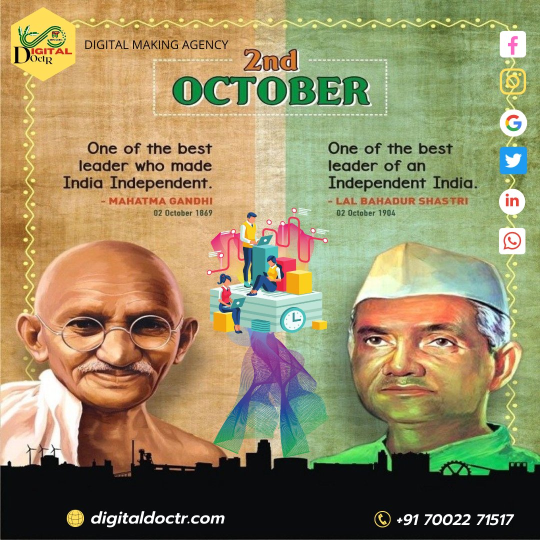 digitaldoctr's tweet photo. #gandhijayanti #mahatmagandhi #gandhi #india #gandhiji #gandhiquotes #october #fatherofthenation #peace #mahatma #bapu #indian #happygandhijayanti #fatherofnation #nonviolence #gandhijayanthi #2ndoctober #gandhijayantispecial
#guwahati #digitaladvertising
#digitalmarketing https://t.co/bFchXYwqEV