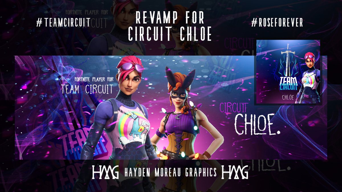 hmgraphicsnz's tweet image. Revamp for @chlxee21 | Something for one of our fortnite players :) @TeamCircuitGGs All likes and RT&apos;s are appreciated!!! #teamcircuit #roseforever &amp;lt;3