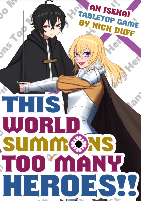 duffhounds's tweet photo. This World Summons Too Many Heroes!! is now available on itch! 

Community copies are also available for those looking to check it out.

Link: ⤵️ https://t.co/Ts42kBarO3