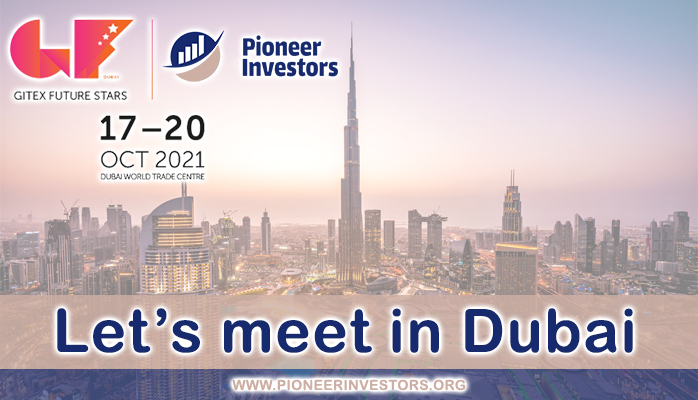 Let's meet in Dubai...!
Participating in @GITEXTechWeek , we are closer to you more than ever.
Come and join us...
Meet Pioneer Investors experts face-to-face at @GITEXFS 
To schedule a meeting:
info@pioneerinvestors.org
#GITEXFutureStars #Dubai
#Oman #GITEX #gitex2021