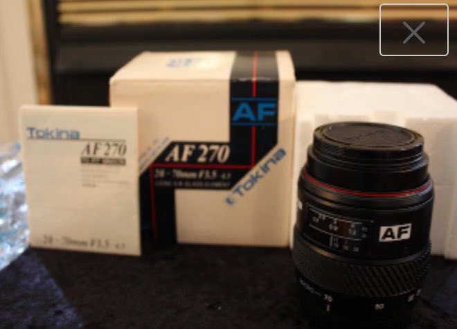 emmasattic98's tweet photo. Vintage Tokina AF 270 Camera Lens 28 - 70 mm F3.5 - 4.5 for Minolta by EmmasAtticTreasures https://t.co/UDktrbQY5K via @Etsy #CameraLens #Tokina #AF270 #NeverUsed https://t.co/yTrArr74Tx