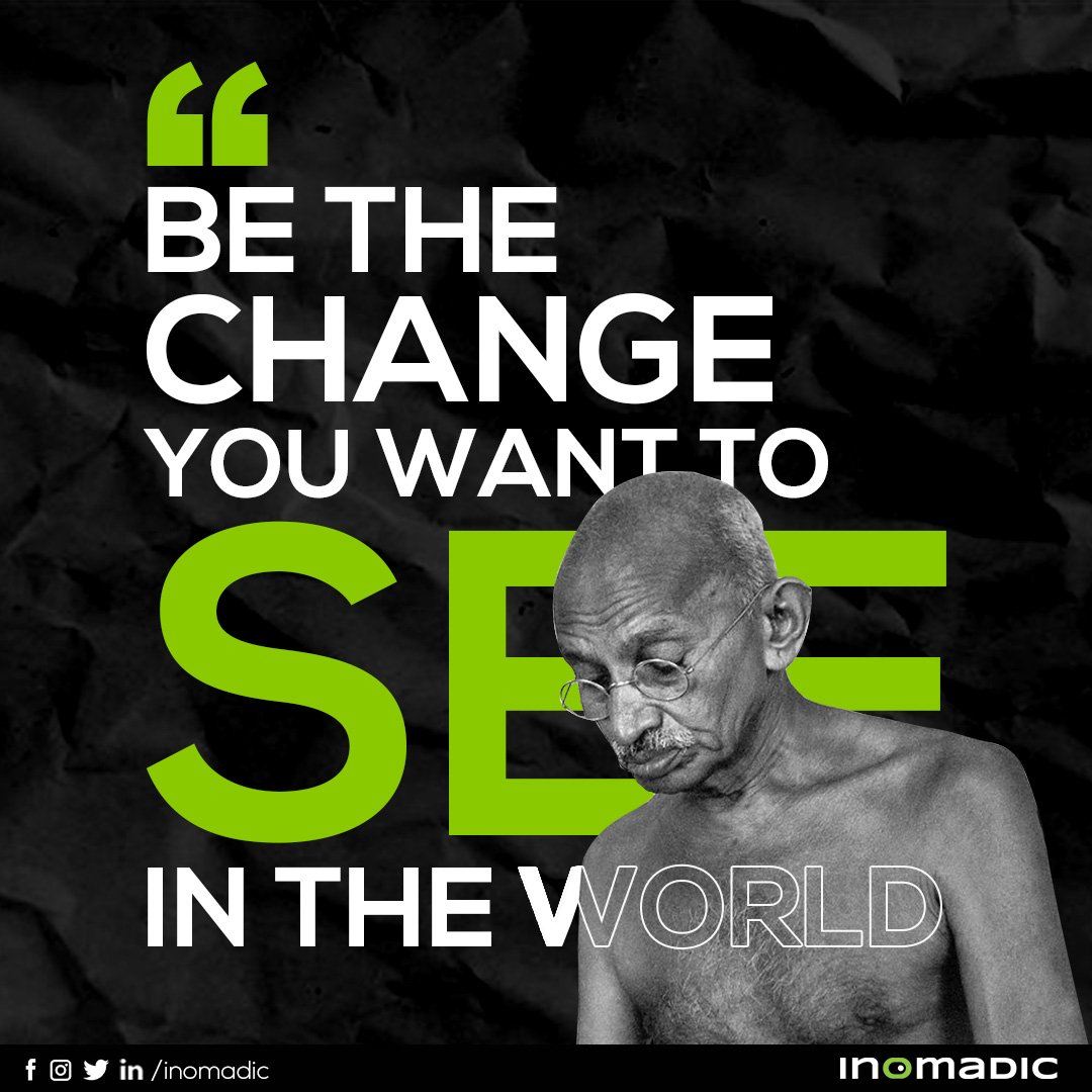 i_nomadic's tweet photo. It's our Bapu's birthday today, and we want to celebrate this auspicious day with you all. So, INomadic is wishing a very happy Gandhi Jayanti to everyone! 
#MahatmaGandhi #2ndOctober #GandhiJayanti #bapu #fatherofnation #gandhiquotes #india #independence #gandhijayanti2021 https://t.co/6JjfnH6ZLN