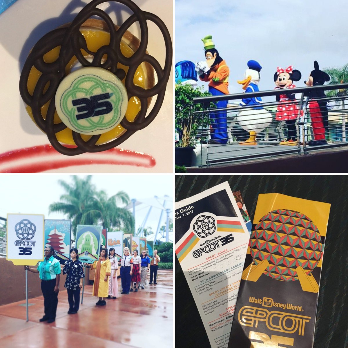 ItsJenDixon's tweet photo. @Bscala1986 I enjoyed #epcot35 and only arrived 45 minutes ahead of time. But at that time you didn’t have all the social media creators trying to be the first to cover something 🤦♀️ https://t.co/2fMfvEfVXl