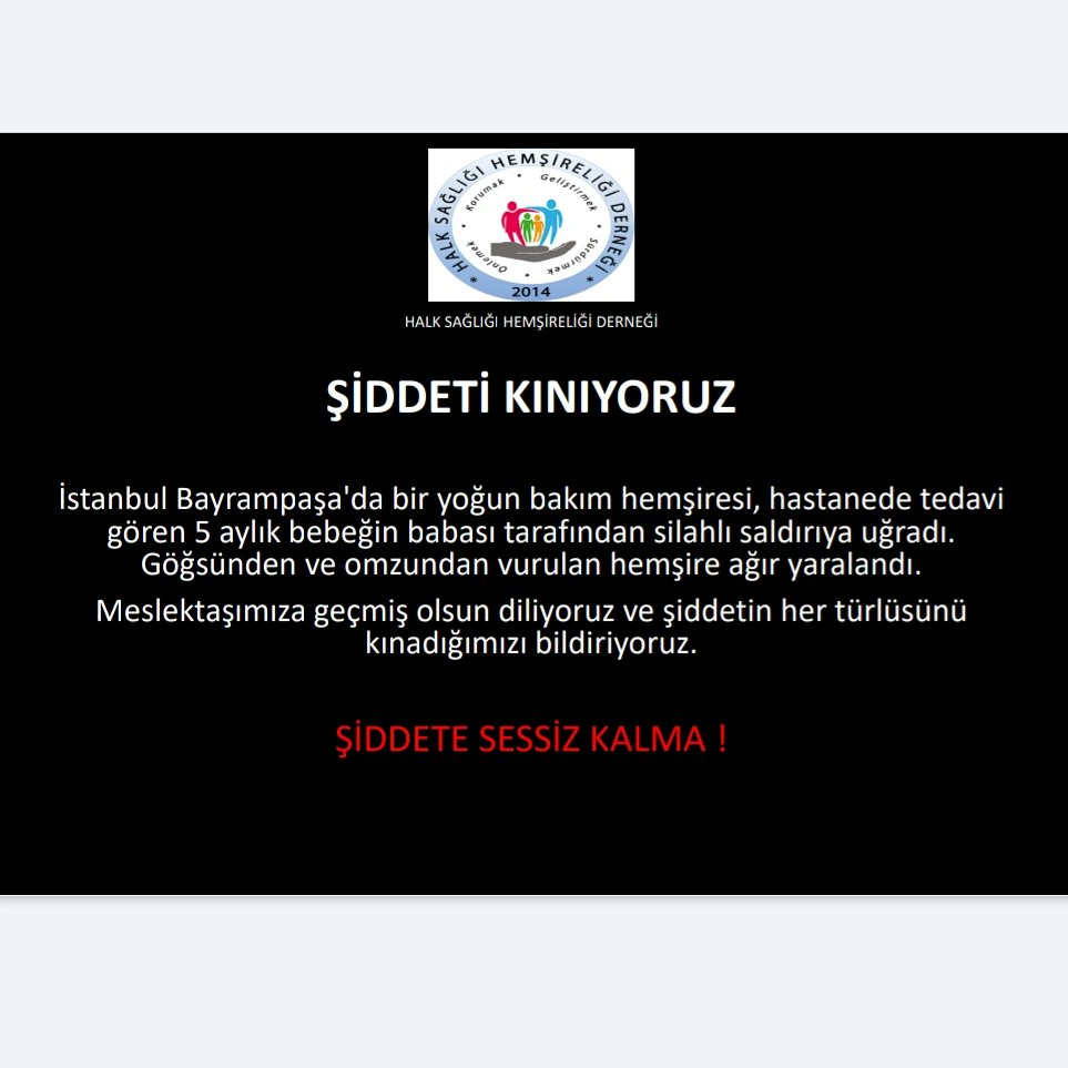 Şiddete sessiz kalma!