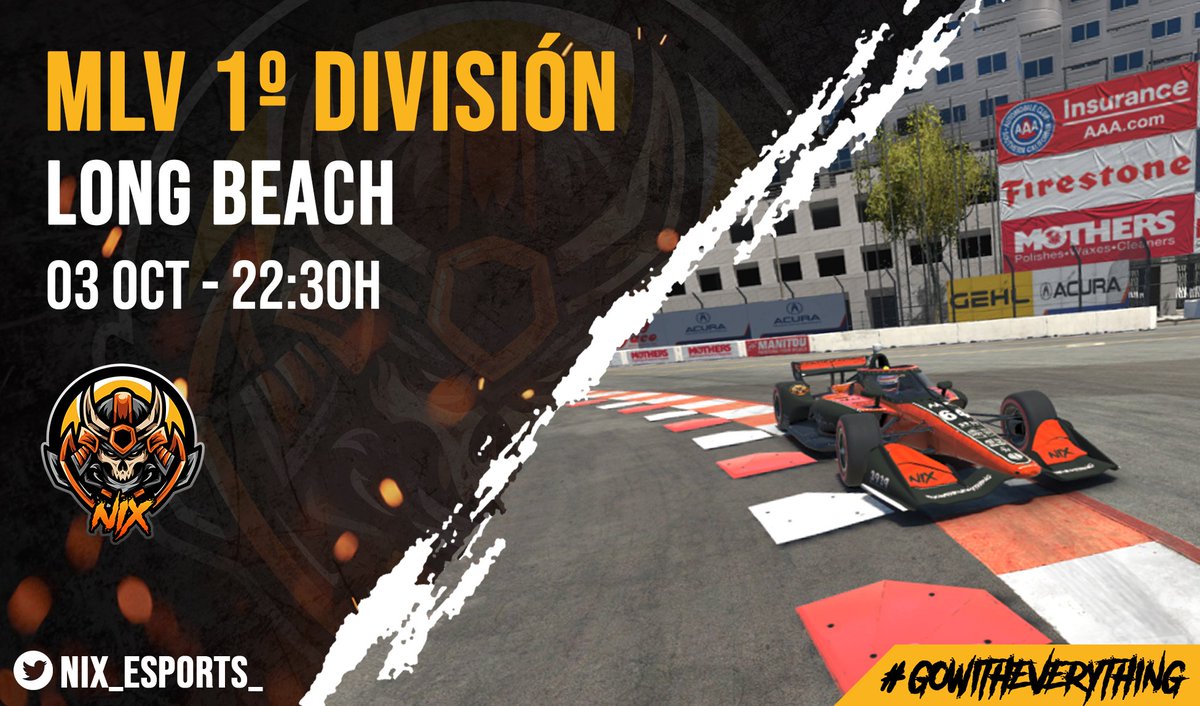 nixesports_es's tweet image. ¿No tienes plan para el domingo por la noche? 🤔

Tranquilo, nosotros te ofrecemos un planazo 😈

Sigue nuestra 11° carrera en la 1° división de la @lecesports 👀

#iRacing #GoWithEverything 🧡🖤