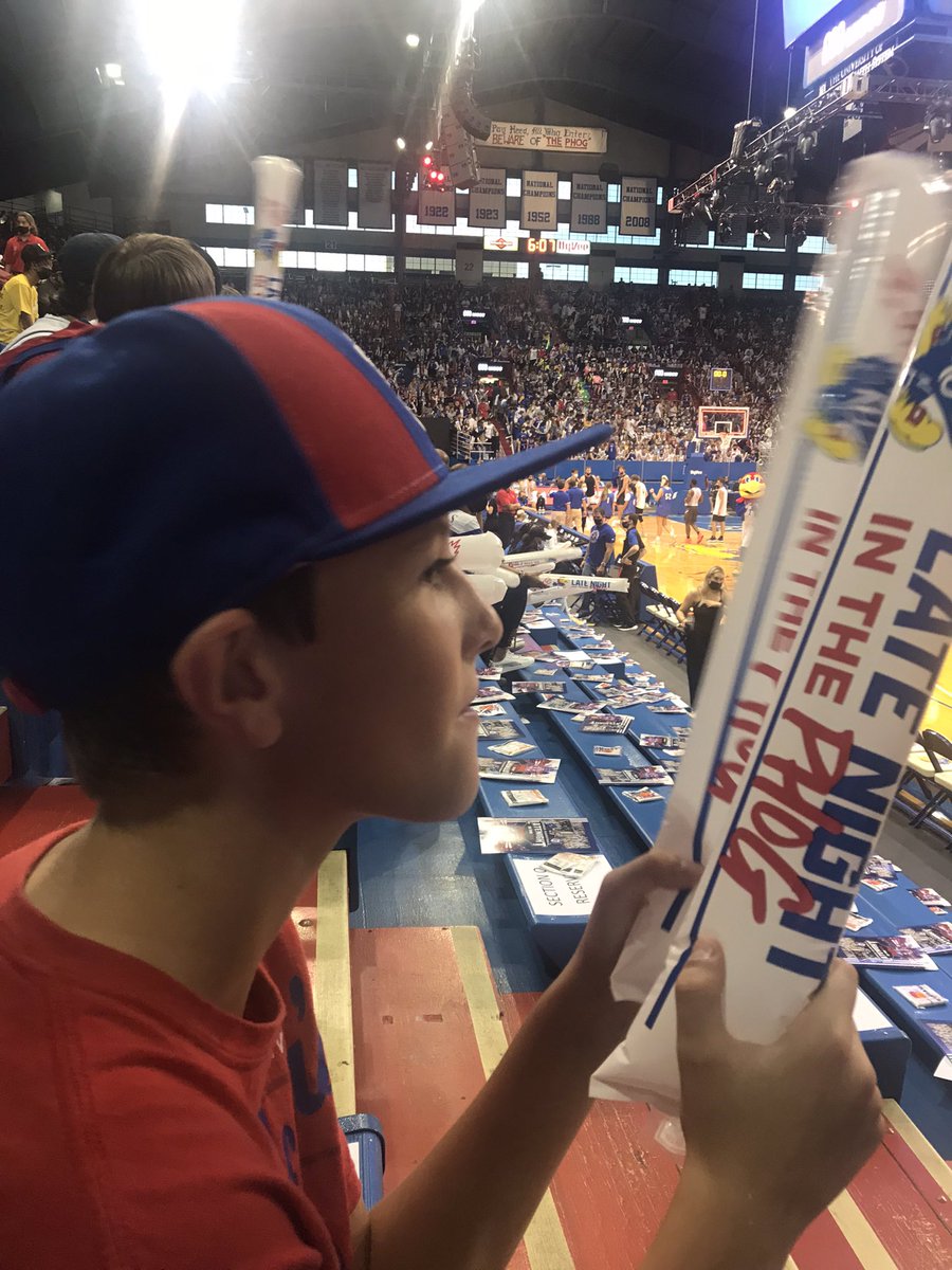 And now some quality time #KUlatenight