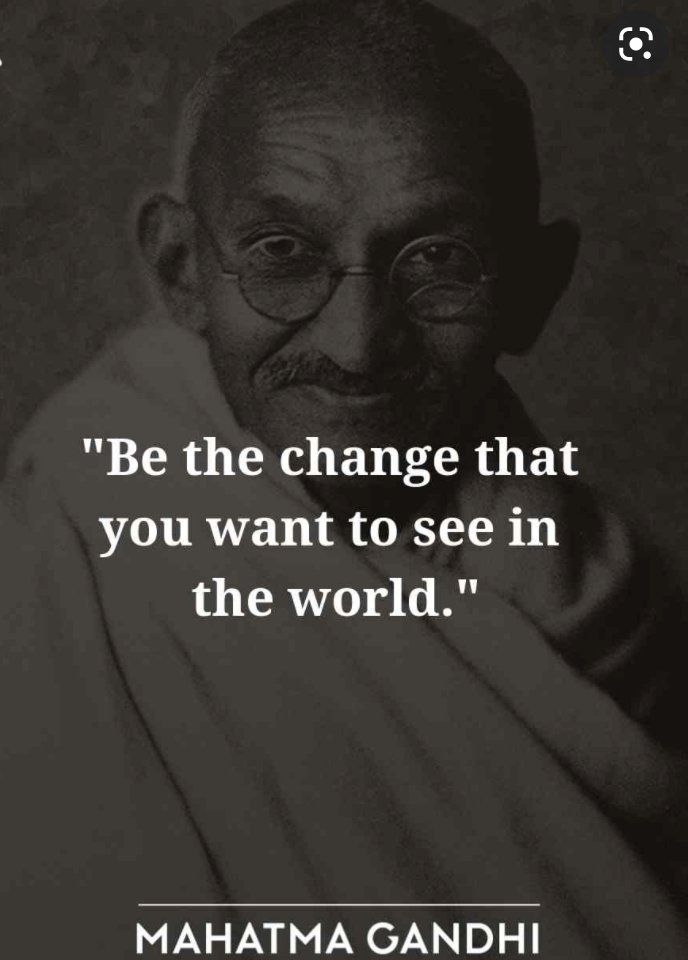 one of the biggest learnings from Bapu, true at all times