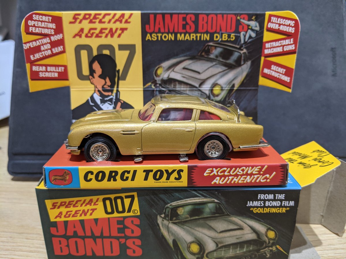 the_Turners_'s tweet photo. A little present to me has turned up today. Had an original as a lad, and now ive got a new one all over again. #jamesbond https://t.co/42y77FCLKM
