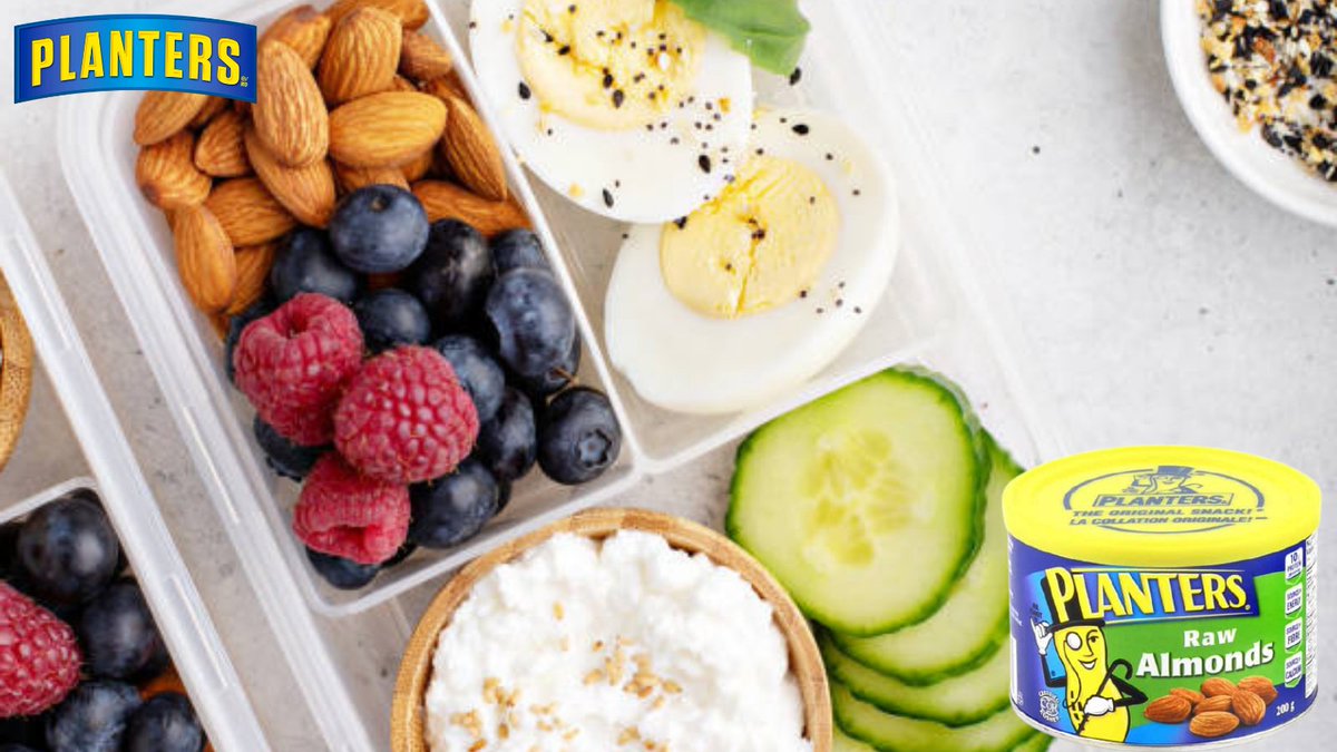 planterscanada's tweet photo. Having a healthy breakfast is a great way to start the day. 
#TGIF #PlantersNuts #PlantersAlmonds #PlantersCanada https://t.co/DHrYwiEHim