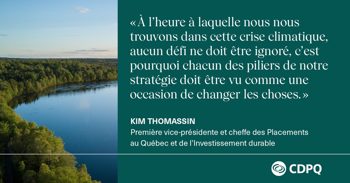 lacaisse_'s tweet photo. Lettre d'opinion de Kim Thomassin: la nouvelle stratégie climatique de @LaCDPQ, une approche concrète et pragmatique pour avancer vers la carboneutralité. https://t.co/tQZioSkuz7 https://t.co/0FyYFWlr6t