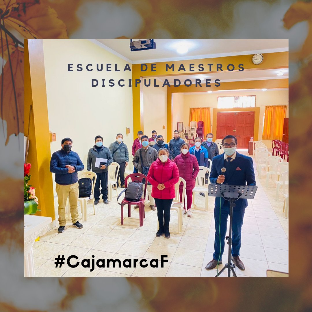 En #CajamarcaF comenzamos con la Escuela de Maestros Discipuladores, hoy aprendimos que "el liderazgo que produce cambios permanentes requiere un trabajo en equipo".
