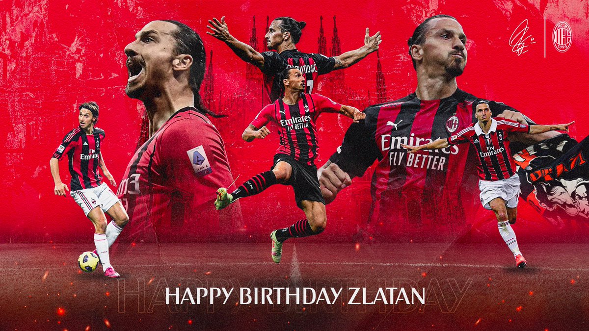It’s not every day the world completes its orbit around Ibra 🌍 
Happy birthday <a href="/Ibra_official/">Zlatan Ibrahimović</a>! 🎉 
 
🌍 Anche quest’anno il mondo ha avuto il privilegio di compiere un intero giro attorno a Ibra: buon compleanno, Zlatan! 🎉 

#SempreMilan