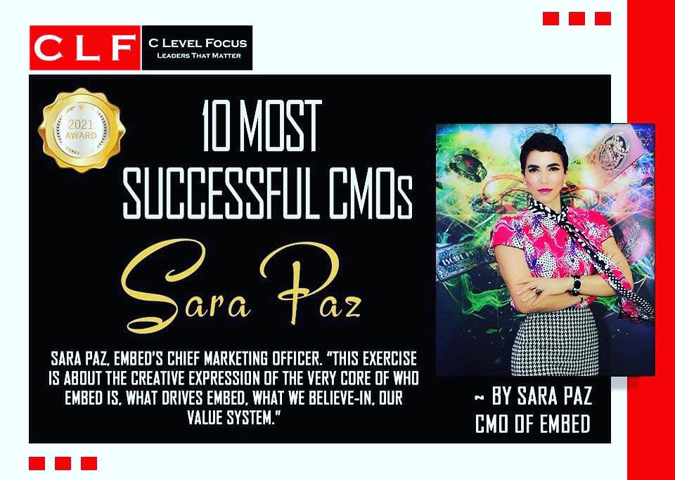 embedcard's tweet image. “This exercise is about the creative expression of the very core of who Embed is, what drives Embed, what we believe-in, our value system,” says Sara Paz, @saragpaz, Embed CMO. 

Thanks, C Level Focus for this feature.

#FunCrusaders #EmbedMaverick #FuellingFun #CMO #WomenInTech