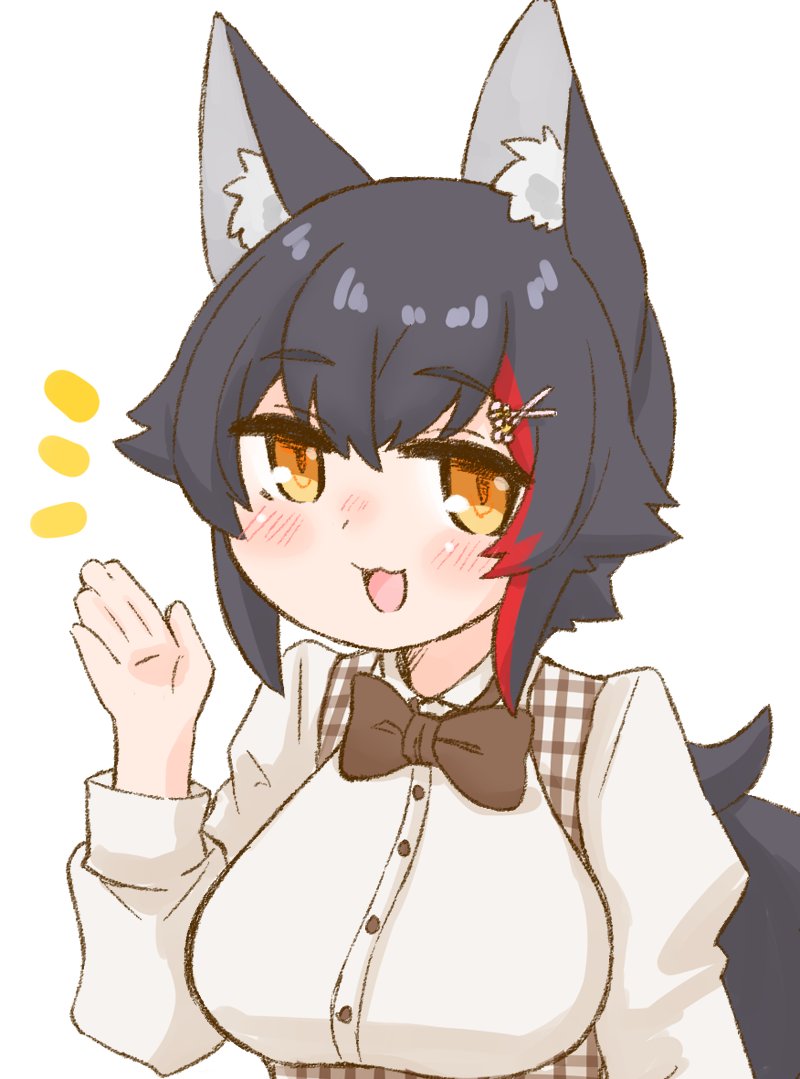 大神ミオ 「#みおーん絵 」|ねこやまのイラスト