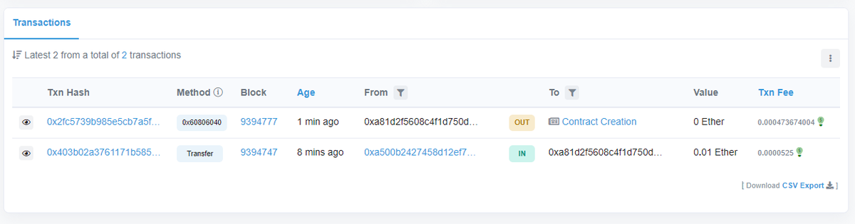 paulsilvap's tweet photo. This guy just deployed his first smart contract in the  Ethereum testnet. Thanks to the team at @_buildspace for the great material so far! https://t.co/5yCegawGt8